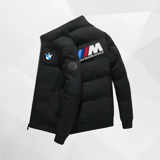 2025 BMW Winter Coat for Men - Thick and Large-Sized Casual Fashion Trendy Coat with Standing Collar and Stylish Outerwear