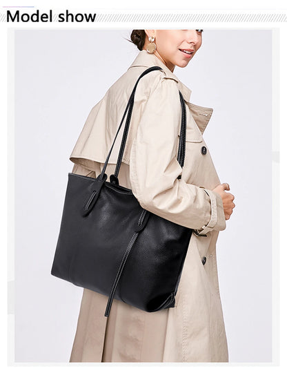 100% Genuine Cowhide Women Shoulder Bag High Quality Women Luxury Handbags Brand Crossbody Bags for Women leather Bag Tote bag