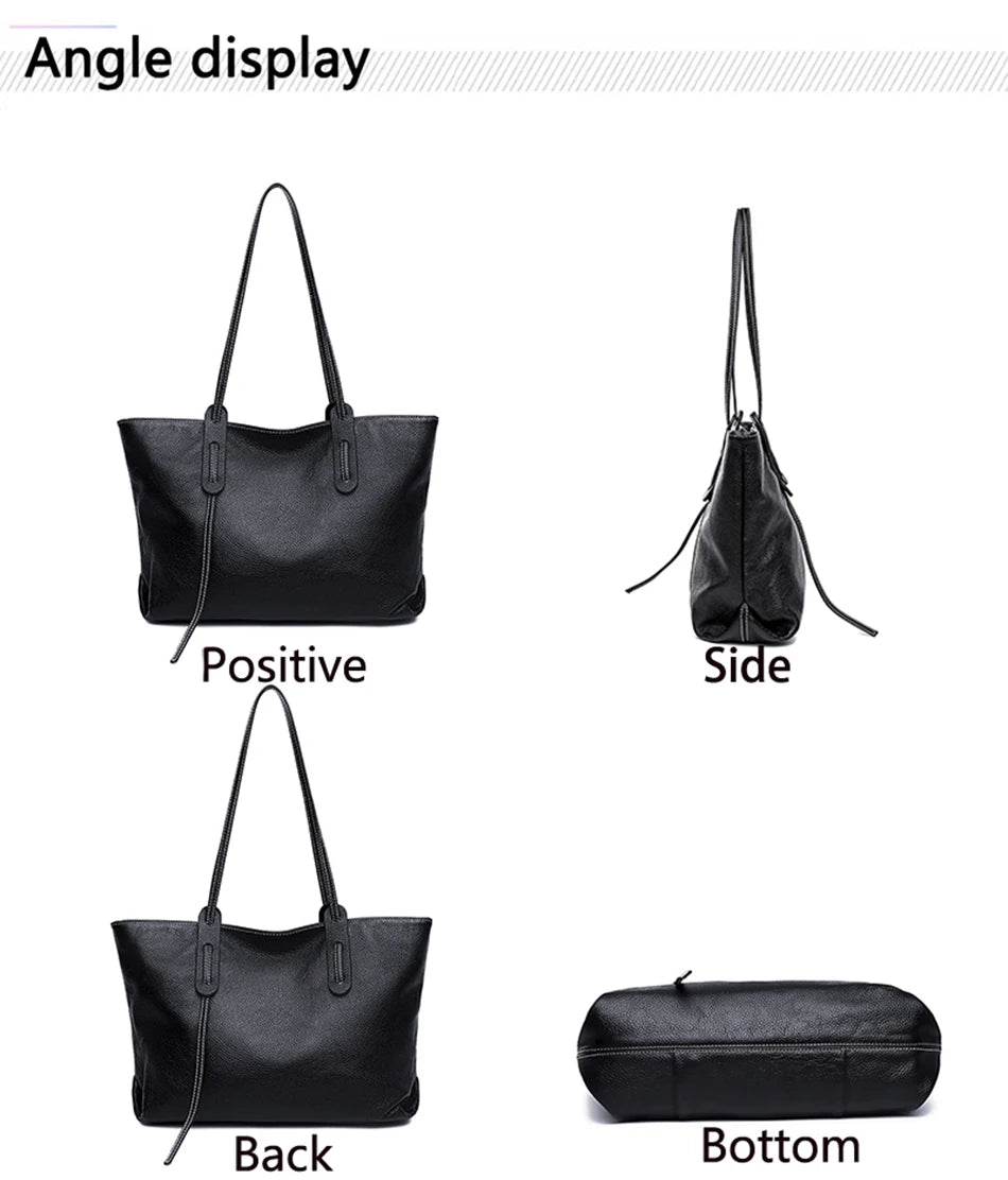 100% Genuine Cowhide Women Shoulder Bag High Quality Women Luxury Handbags Brand Crossbody Bags for Women leather Bag Tote bag