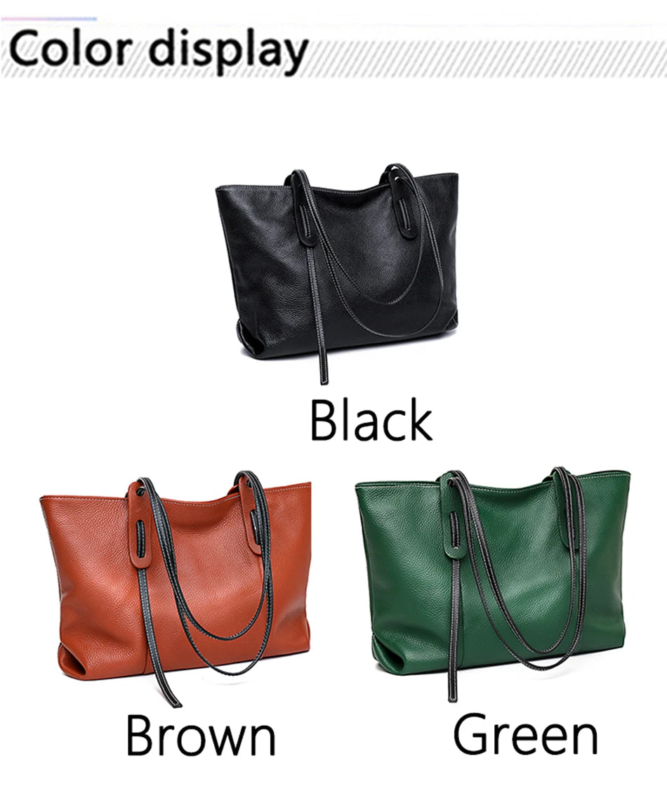 100% Genuine Cowhide Women Shoulder Bag High Quality Women Luxury Handbags Brand Crossbody Bags for Women leather Bag Tote bag