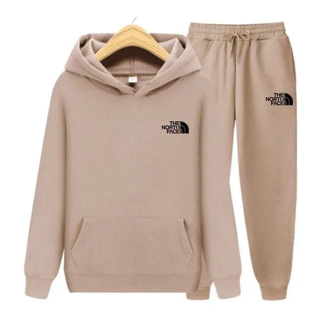 2025 Autumn New print Men's Women Fashion Casual Tracksuits Outdoor Fitness Jogging Hooded Sets Sports Luxury Hoodie+Pants Suit